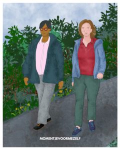 wandelen naar je werkdag